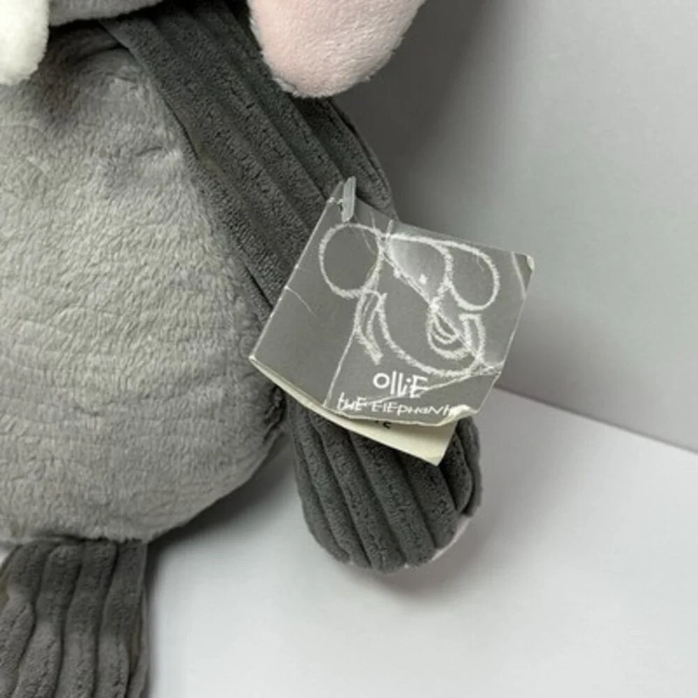 Scentsy Baby Buddy Toy Ollie Elephant NEW  Scent Pack Retired Black Ruby 15”